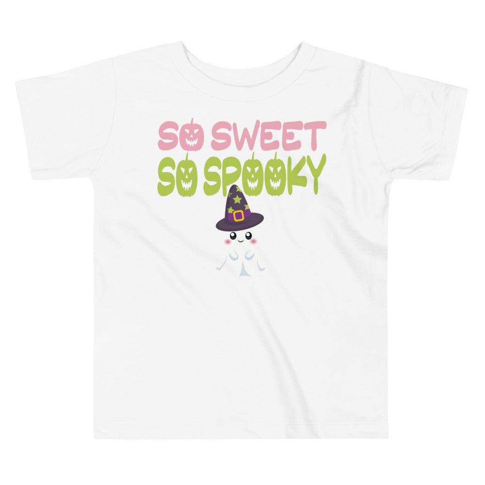 So Sweet So Spooky. .          Halloween shirt toddler. Trick or treat shirt for toddlers. Spooky season. Fall shirt kids.
