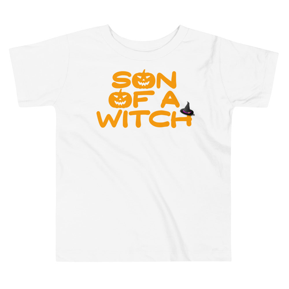 Son Of A Witch.          Halloween shirt toddler. Trick or treat shirt for toddlers. Spooky season. Fall shirt kids.