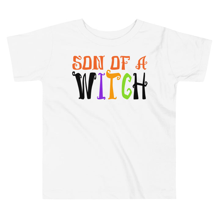 Son Of A Witch.          Halloween shirt toddler. Trick or treat shirt for toddlers. Spooky season. Fall shirt kids.