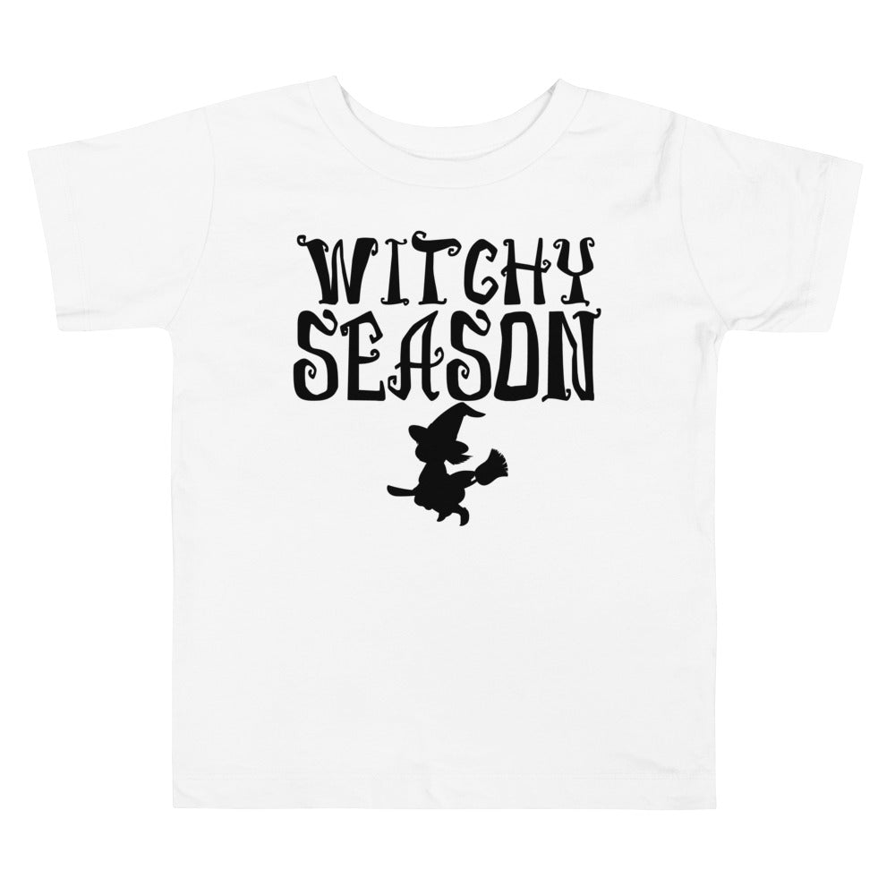 Witchy Season.          Halloween shirt toddler. Trick or treat shirt for toddlers. Spooky season. Fall shirt kids.