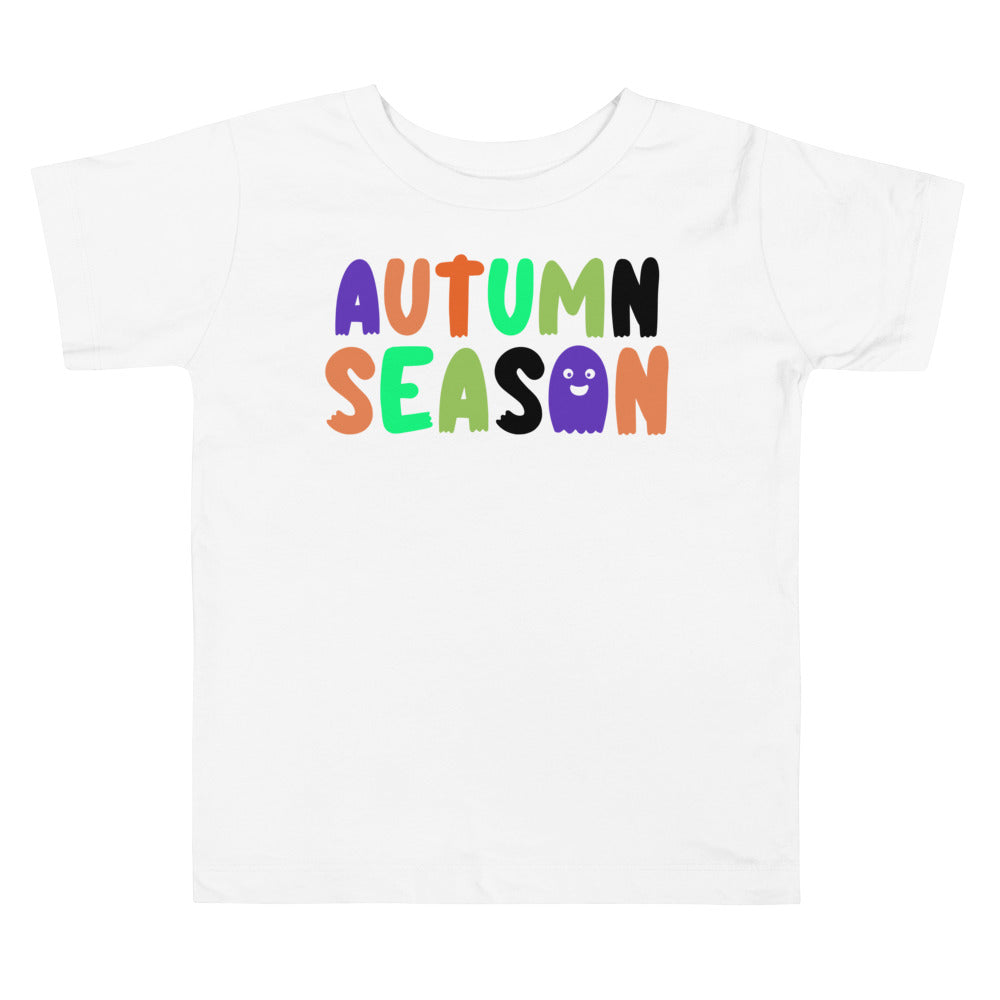 Autumn Season.          Halloween shirt toddler. Trick or treat shirt for toddlers. Spooky season. Fall shirt kids.