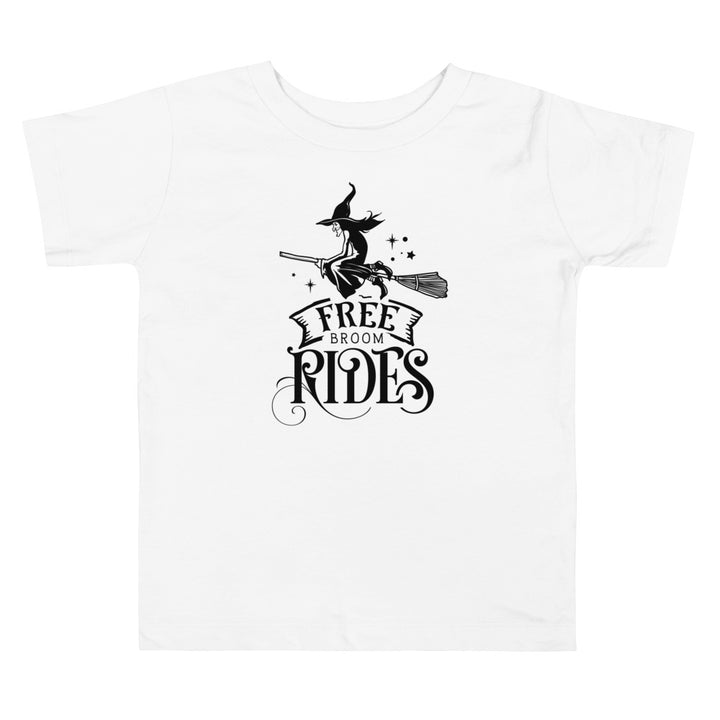 Free Broom Rides.          Halloween shirt toddler. Trick or treat shirt for toddlers. Spooky season. Fall shirt kids.