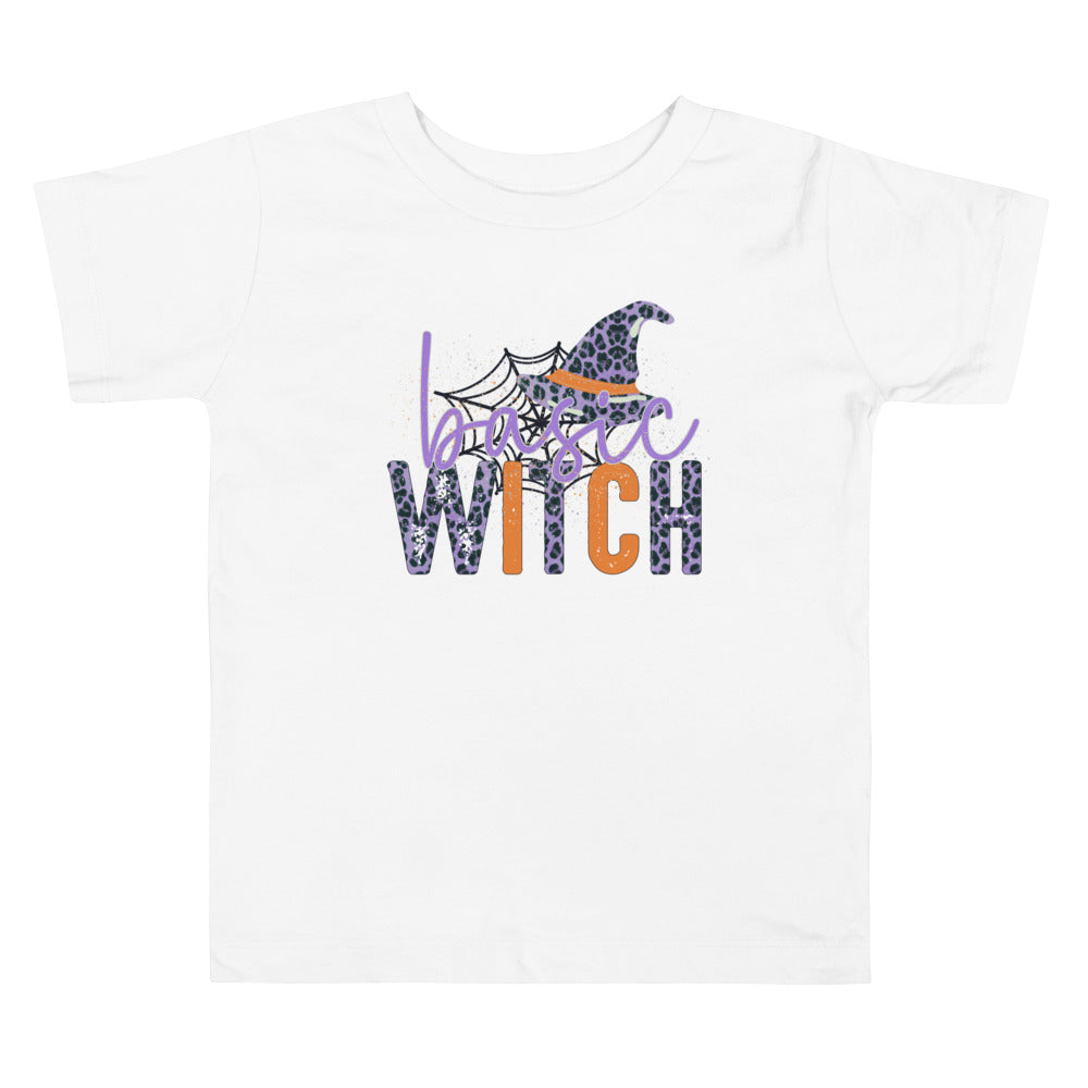 Halloween Basic Witch And Hat.          Halloween shirt toddler. Trick or treat shirt for toddlers. Spooky season. Fall shirt kids.