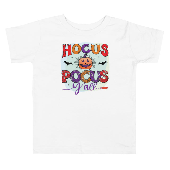 Hocus Pocus Yall.          Halloween shirt toddler. Trick or treat shirt for toddlers. Spooky season. Fall shirt kids.