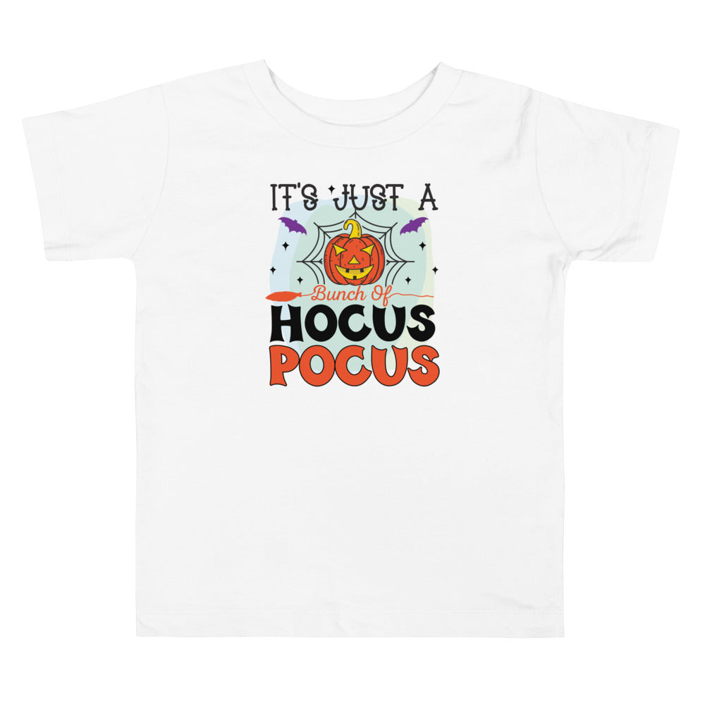 It's Just A Bunch Of Hocus Pocus.          Halloween shirt toddler. Trick or treat shirt for toddlers. Spooky season. Fall shirt kids.