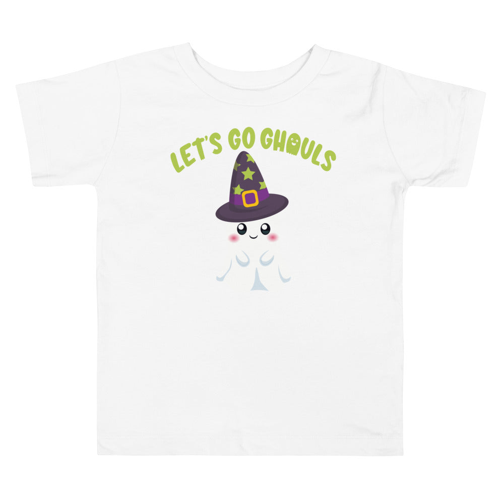 Let's Go Ghouls Cute Ghost.          Halloween shirt toddler. Trick or treat shirt for toddlers. Spooky season. Fall shirt kids.