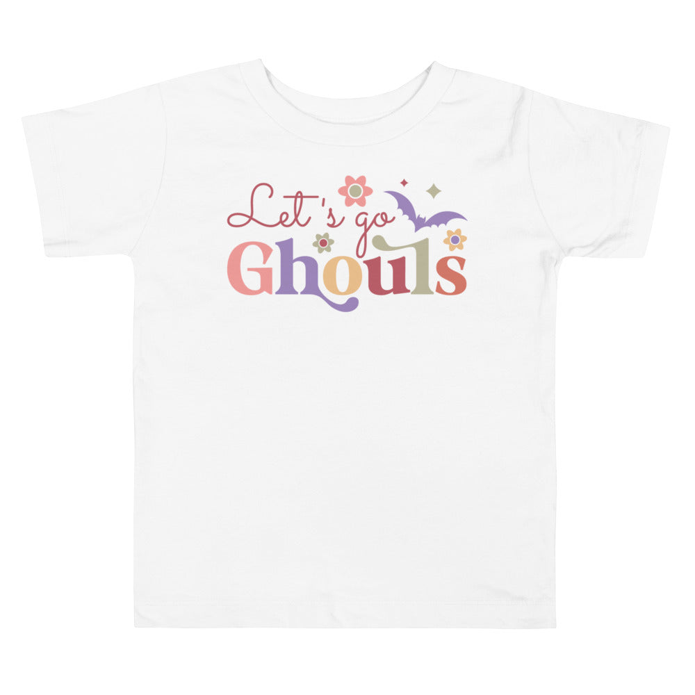 Let's Go Ghouls.   hould.Halloween shirt toddler. Trick or treat shirt for toddlers. Spooky season. Fall shirt kids.