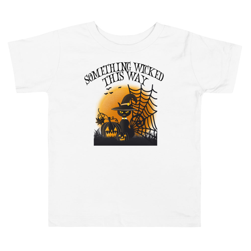 Something Wicked This Way.          Halloween shirt toddler. Trick or treat shirt for toddlers. Spooky season. Fall shirt kids.
