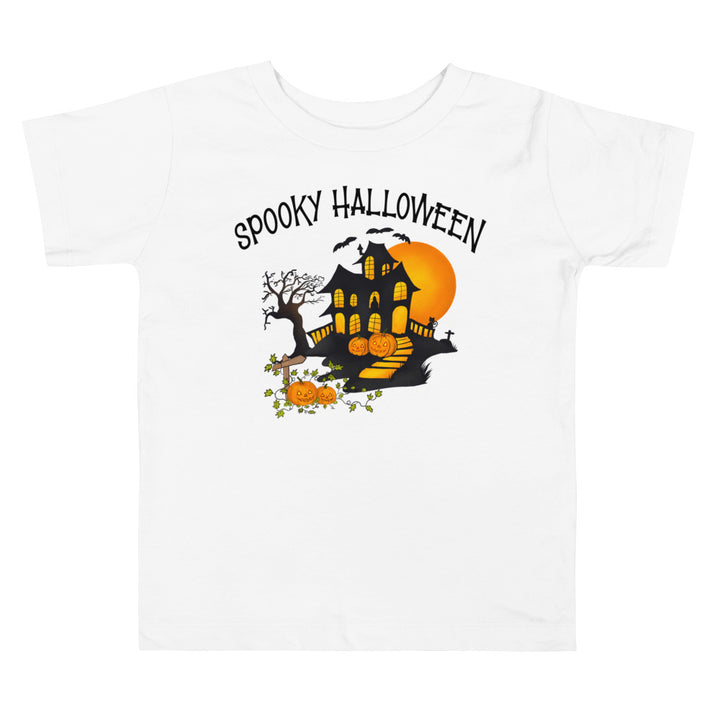 Spooky Halloween House.          Halloween shirt toddler. Trick or treat shirt for toddlers. Spooky season. Fall shirt kids.