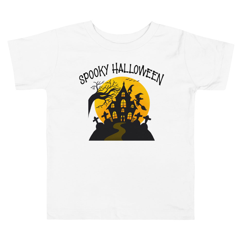 Spooky Halloween House.          Halloween shirt toddler. Trick or treat shirt for toddlers. Spooky season. Fall shirt kids.