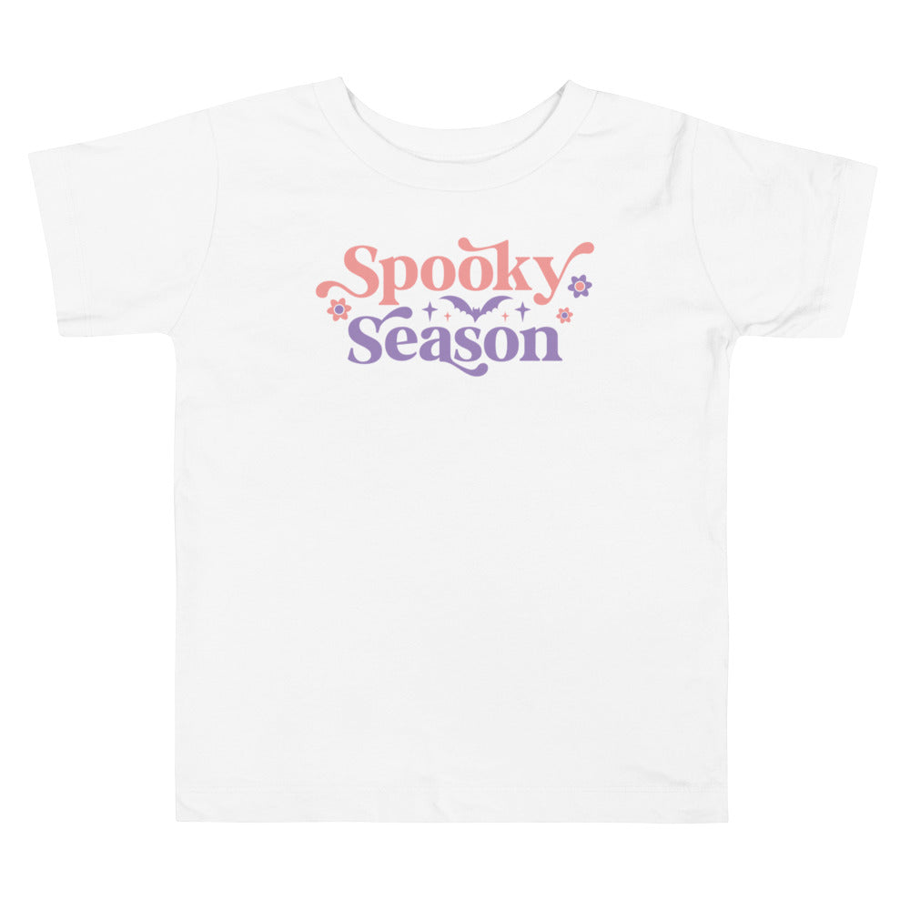 Spooky Season.          Halloween shirt toddler. Trick or treat shirt for toddlers. Spooky season. Fall shirt kids.