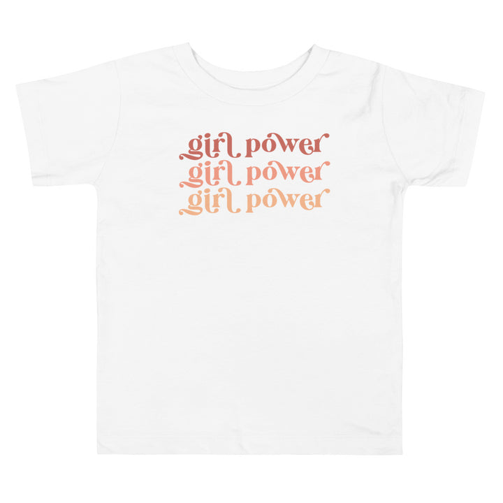Girl Power X-3. Girl power t-shirts for Toddlers and Kids.