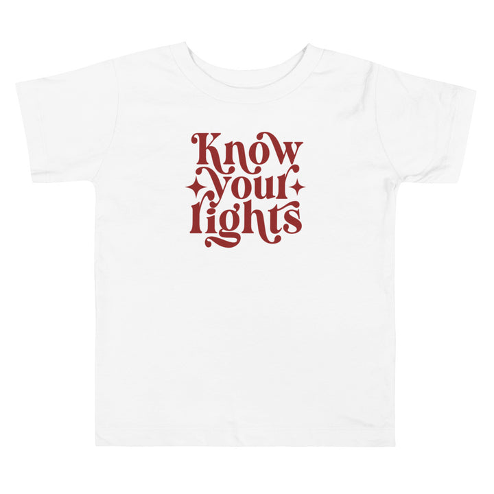 Know Your Rights In Red. Girl power t-shirts for Toddlers and Kids.