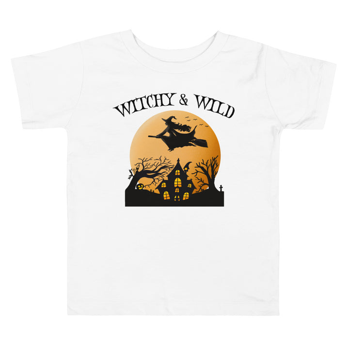 Witchy & Wild.          Halloween shirt toddler. Trick or treat shirt for toddlers. Spooky season. Fall shirt kids.