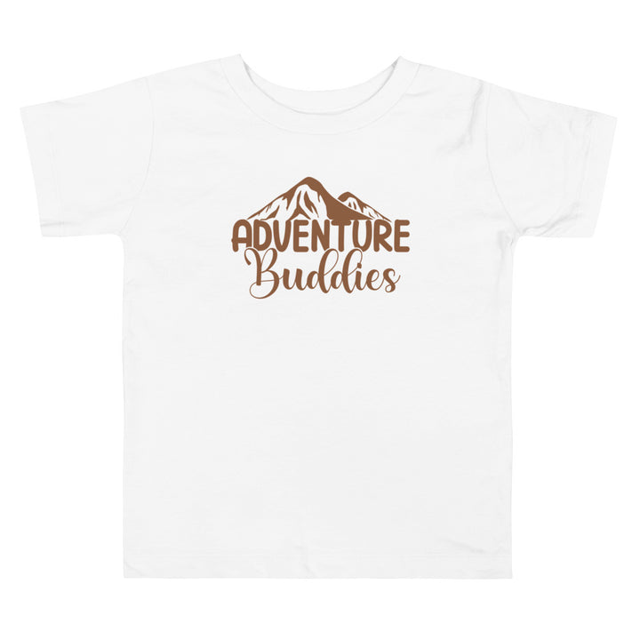 Adventure Buddies Caramel Cafe. Short Sleeve T Shirt For Toddler And Kids. - TeesForToddlersandKids -  t-shirt - camping - adventure-buddies-caramel-cafe-short-sleeve-t-shirt-for-toddler-and-kids