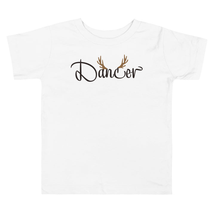 Dancer. Short Sleeve T Shirts For Toddlers And Kids. - TeesForToddlersandKids -  t-shirt - christmas, holidays - dancer-short-sleeve-t-shirts-for-toddlers-and-kids