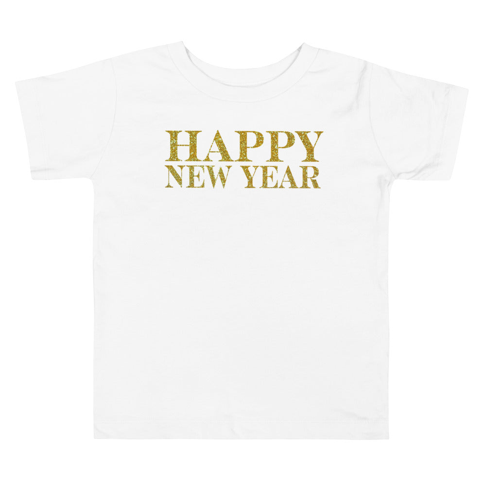 Happy New Year. Short Sleeve T Shirts For Toddlers And Kids. - TeesForToddlersandKids -  t-shirt - christmas, holidays - happy-new-year-short-sleeve-t-shirts-for-toddlers-and-kids