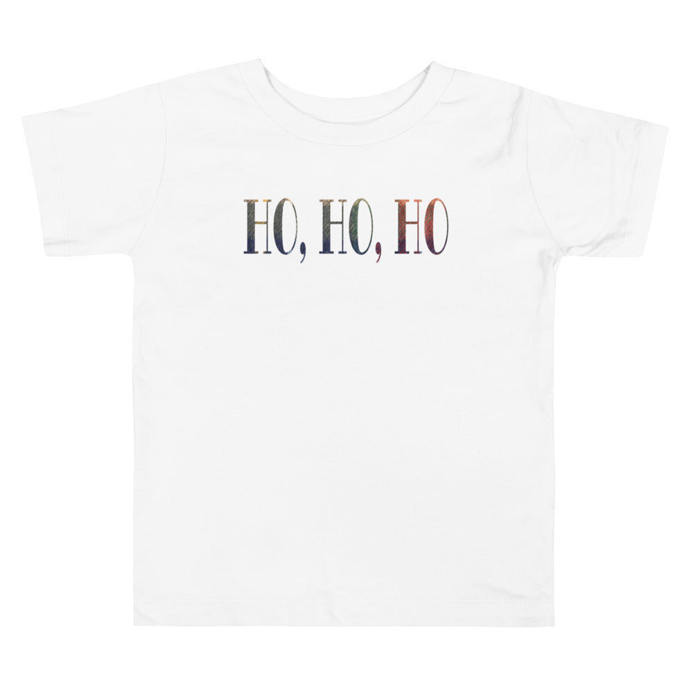 Ho, Ho, Ho. Short Sleeve T Shirts For Toddlers And Kids. - TeesForToddlersandKids -  t-shirt - christmas, holidays - ho-ho-ho-short-sleeve-t-shirts-for-toddlers-and-kids