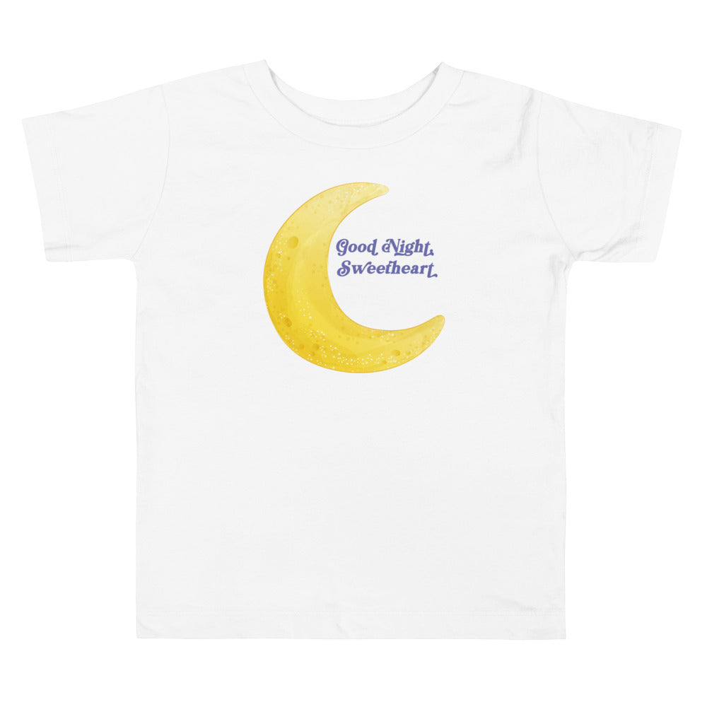 Good Night Sweetheart. Short Sleeve T-shirt For Toddler And Kids. - TeesForToddlersandKids -  t-shirt - sleep - good-night-sweetheart-short-sleeve-t-shirt-for-toddler-and-kids