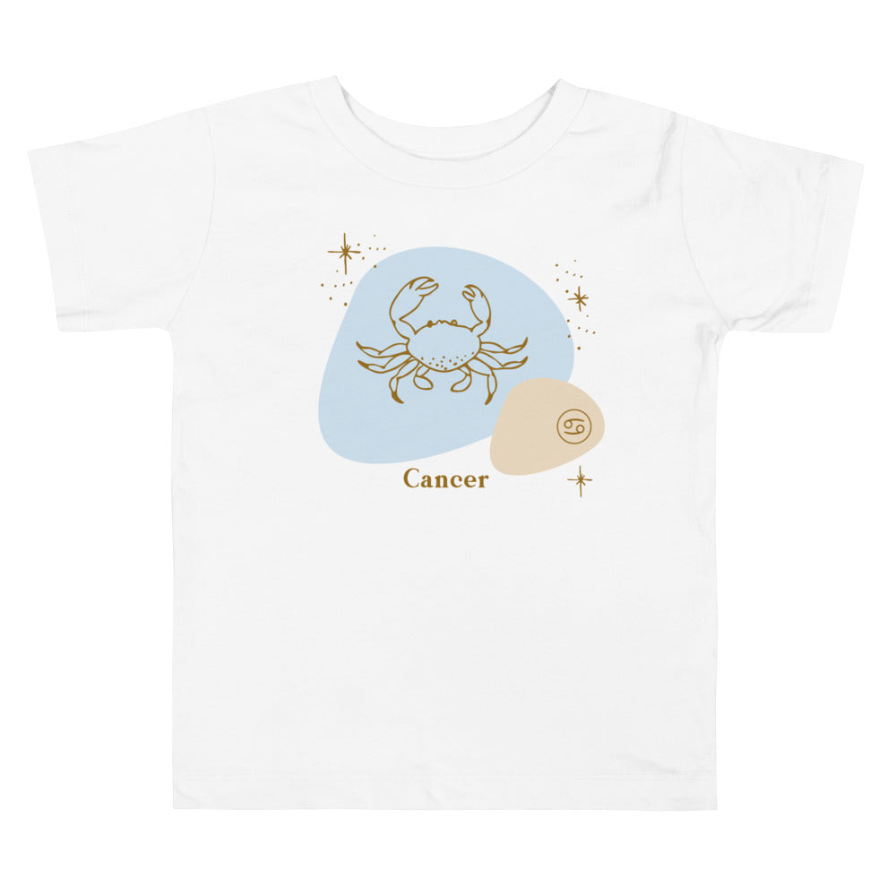 Cancer in Blue | Gift for toddler | Birthday toddler | Birthday zodiac gifts | Birthday month gift | Horoscope Toddler T-shirt | Birthday kids’ gift | Birthday sign kids
