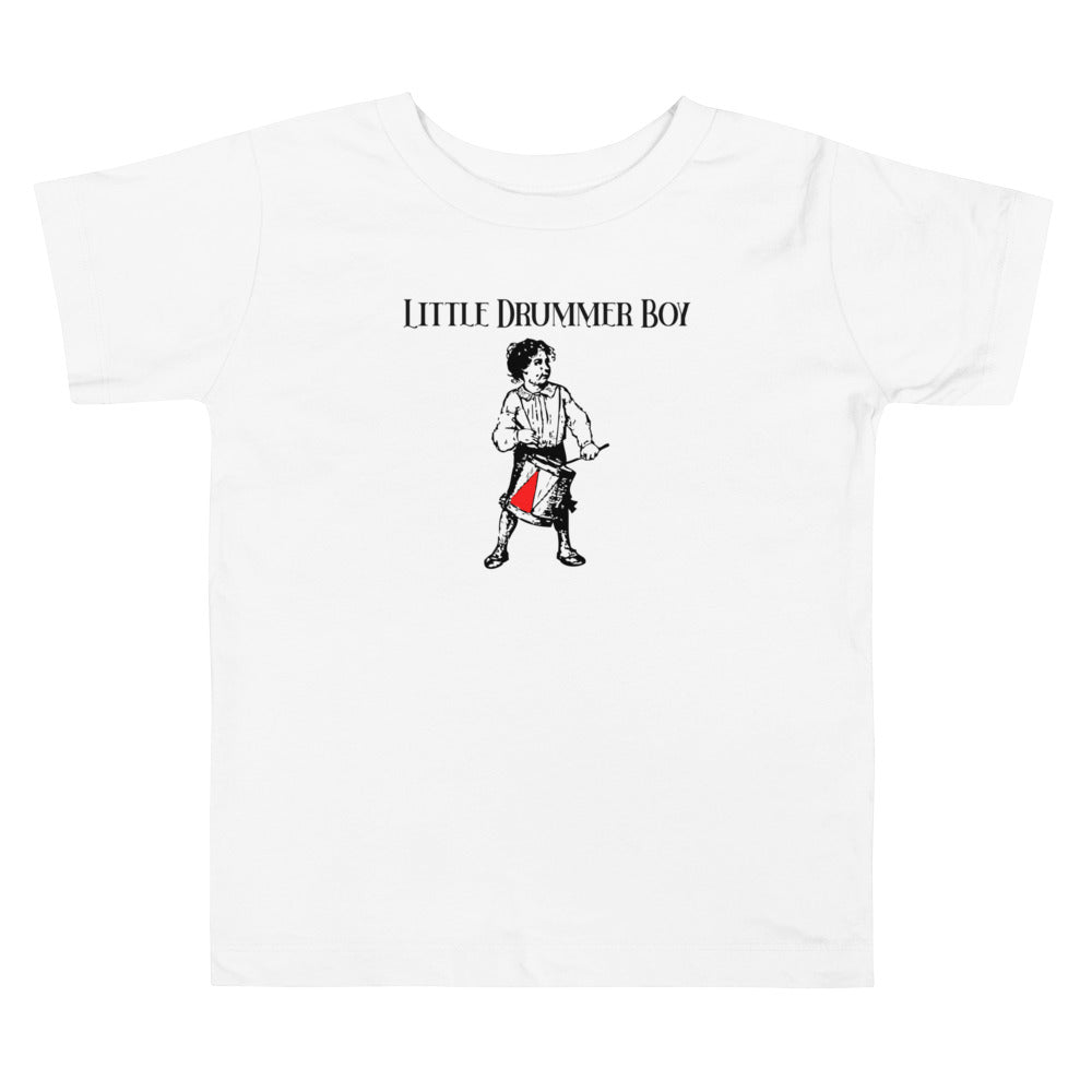 Little Drummer Boy. Short Sleeve T Shirts For Toddlers And Kids. - TeesForToddlersandKids -  t-shirt - christmas, holidays - little-drummer-boy-short-sleeve-t-shirts-for-toddlers-and-kids