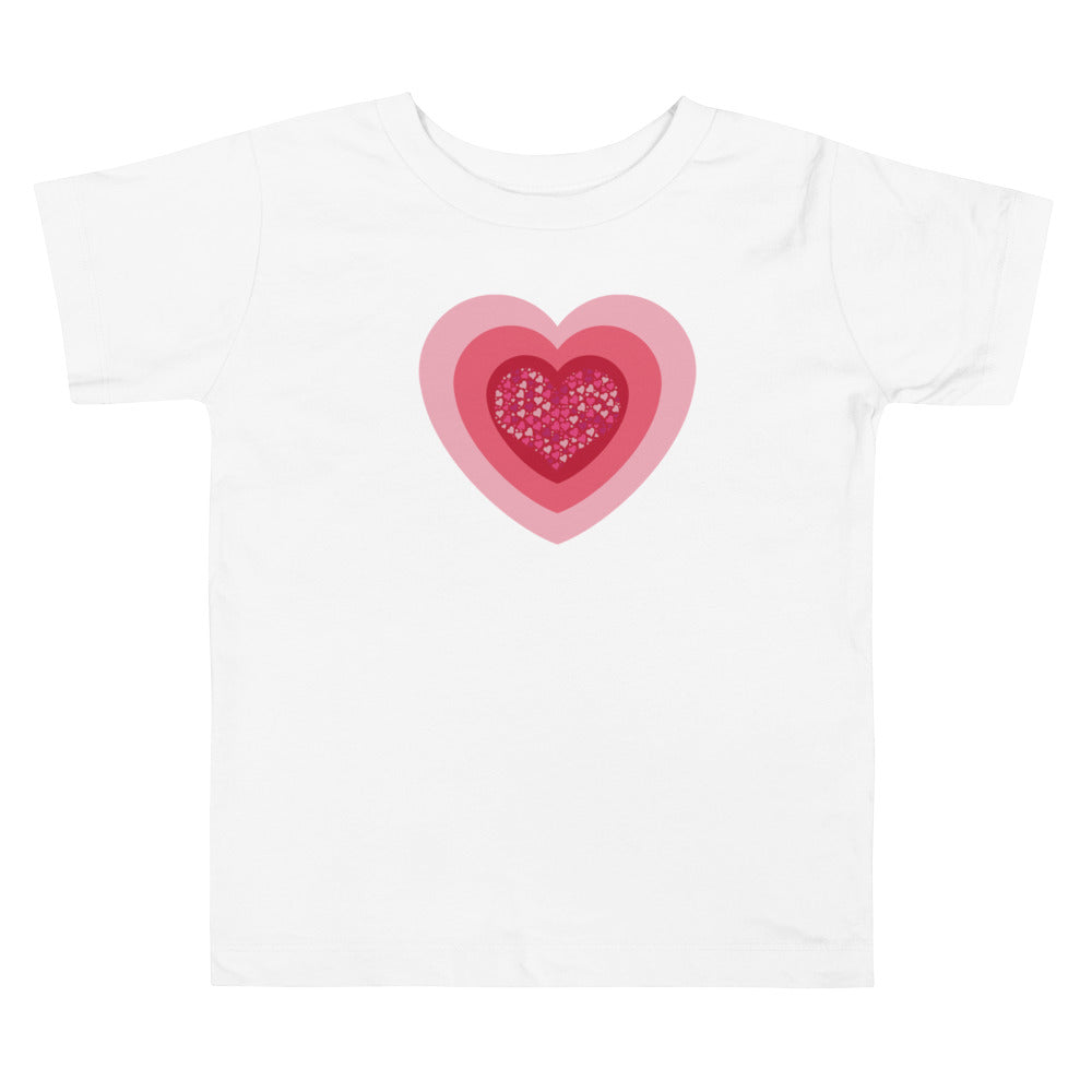 Hearts In Hearts. Short Sleeve T Shirt For Toddler And Kids. - TeesForToddlersandKids -  t-shirt - holidays, Love - hearts-in-hearts-short-sleeve-t-shirt-for-toddler-and-kids