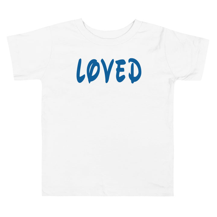 Loved Fun Letters. Short Sleeve T Shirt For Toddler And Kids. - TeesForToddlersandKids -  t-shirt - holidays, Love - loved-disney-short-sleeve-t-shirt-for-toddler-and-kids