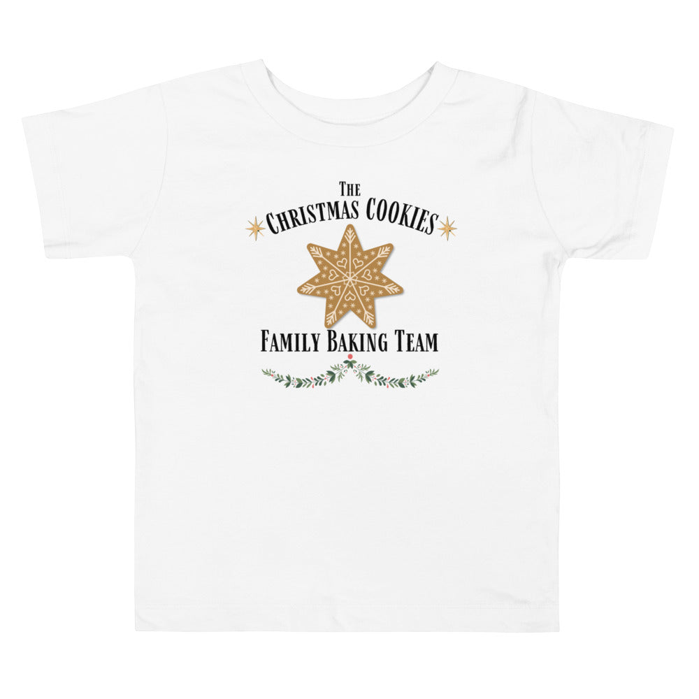 The Christmas Cookies Family Baking Team. Short Sleeve T Shirts For Toddlers And Kids. - TeesForToddlersandKids -  t-shirt - christmas, holidays - the-christmas-cookies-family-baking-team-short-sleeve-t-shirts-for-toddlers-and-kids-1