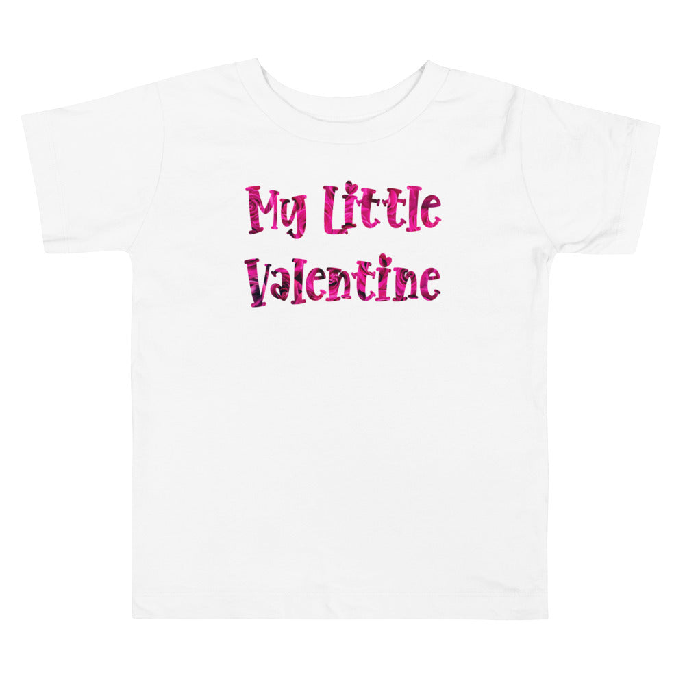 My Little Valentine Pink Roses. Short Sleeve T Shirt For Toddler And Kids. - TeesForToddlersandKids -  t-shirt - holidays, Love - my-little-valentine-pink-roses-short-sleeve-t-shirt-for-toddler-and-kids