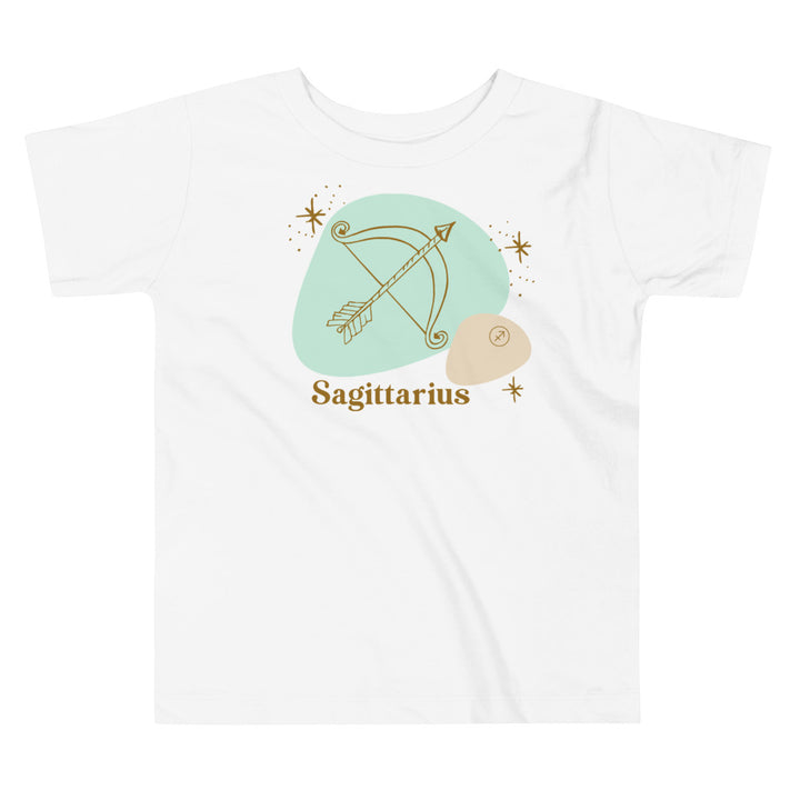 Sagittarius Zodiac sign t-shirt in green for toddlers and kids - TeesForToddlersandKids -  t-shirt - zodiac - sagittarius-zodiac-sign-t-shirt-for-toddlers-and-kids-2