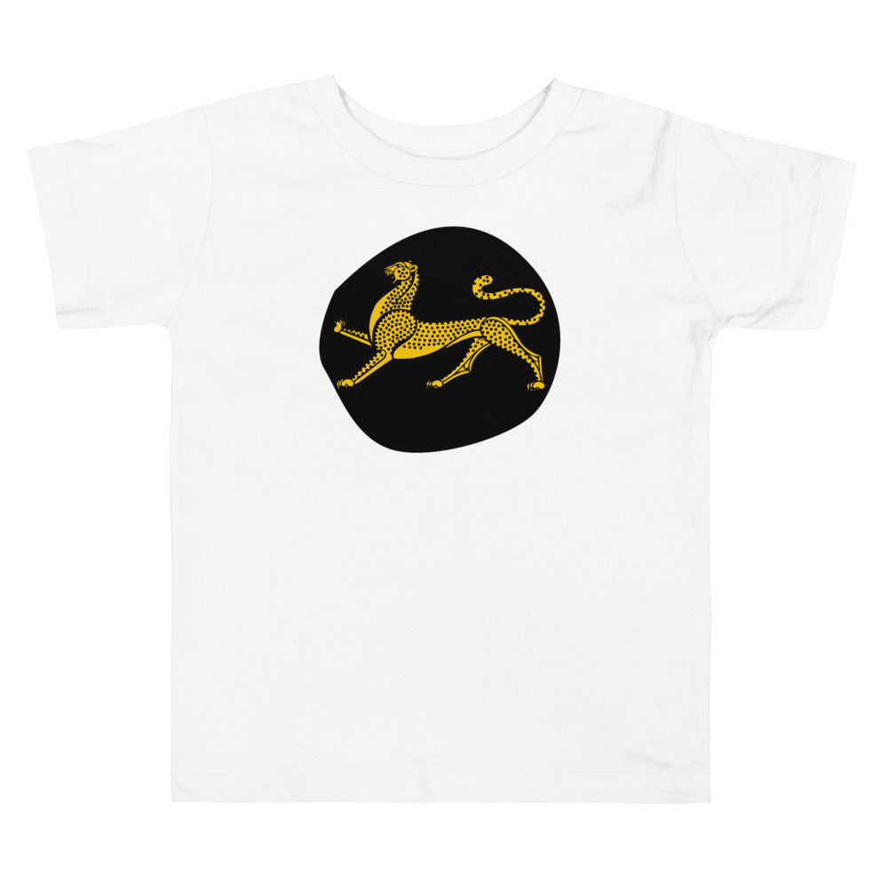 Leo Black. Short Sleeve T Shirt For Toddler And Kids. - TeesForToddlersandKids -  t-shirt - seasons, summer - leo-black-short-sleeve-t-shirt-for-toddler-and-kids