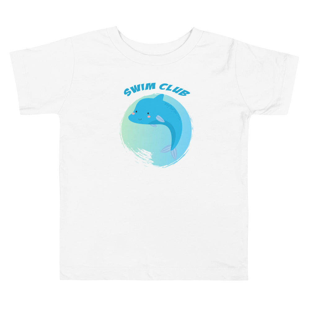 Swim Club. Short Sleeve T Shirt For Toddler And Kids. - TeesForToddlersandKids -  t-shirt - seasons, summer - swim-club-short-sleeve-t-shirt-for-toddler-and-kids