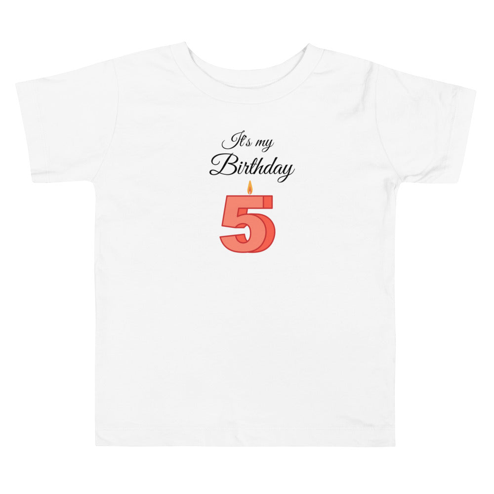 Its My Birthday. Short Sleeve T Shirt For Toddler And Kids. - TeesForToddlersandKids -   - birthday - its-my-birthday-short-sleeve-t-shirt-for-toddler-and-kids-1