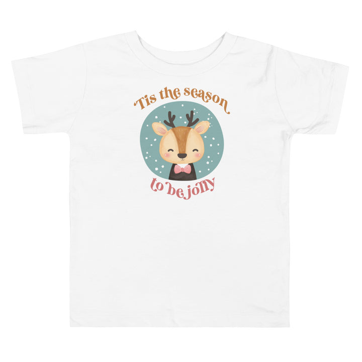 'Tis the season to be jolly 3. Short sleeve t shirt for toddler and kids. - TeesForToddlersandKids -  t-shirt - christmas, holidays - toddler-short-sleeve-tee-7