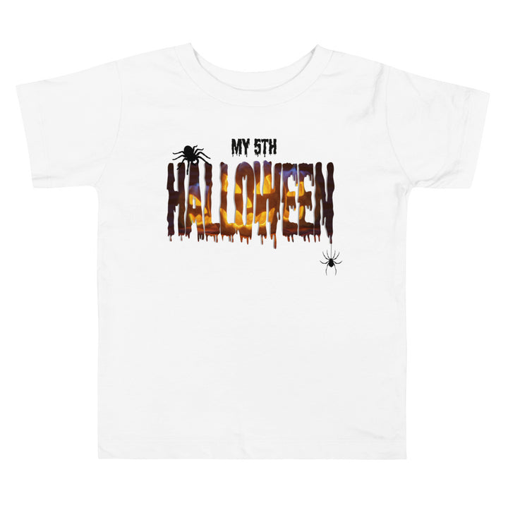 My 5th Halloween.           Halloween shirt toddler. Trick or treat shirt for toddlers. Spooky season. Fall shirt kids.