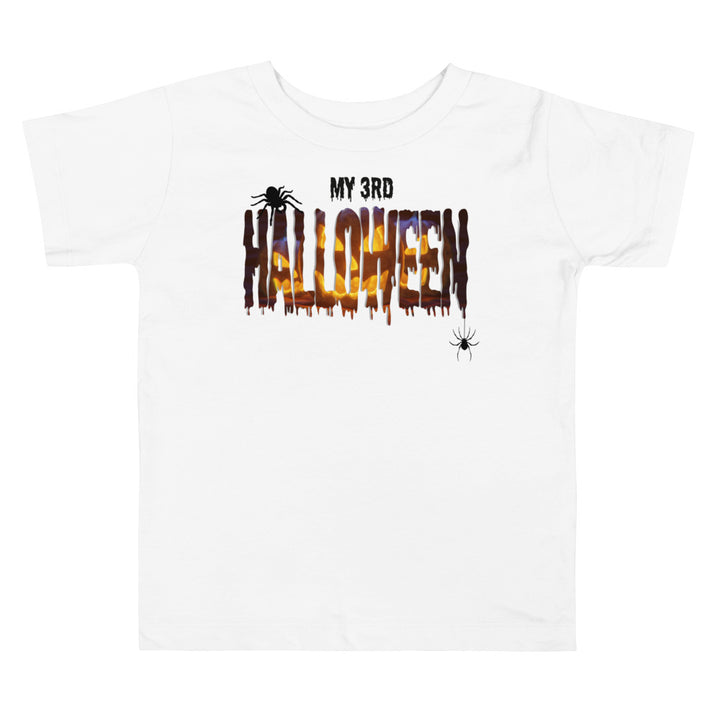 My 3rd Halloween.          Halloween shirt toddler. Trick or treat shirt for toddlers. Spooky season. Fall shirt kids.