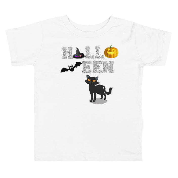 Halloween bat letters with cute pumpkin.          Halloween shirt toddler. Trick or treat shirt for toddlers. Spooky season. Fall shirt kids.