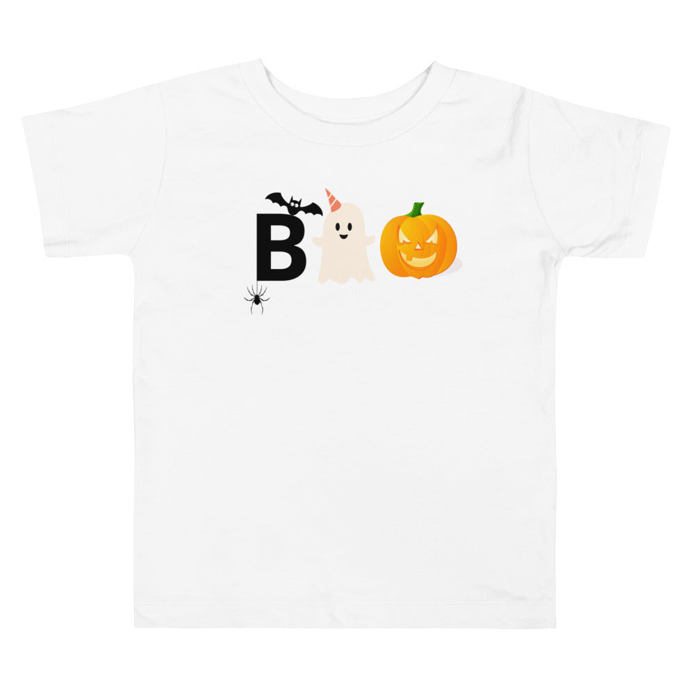 BOO.          Halloween shirt toddler. Trick or treat shirt for toddlers. Spooky season. Fall shirt kids.
