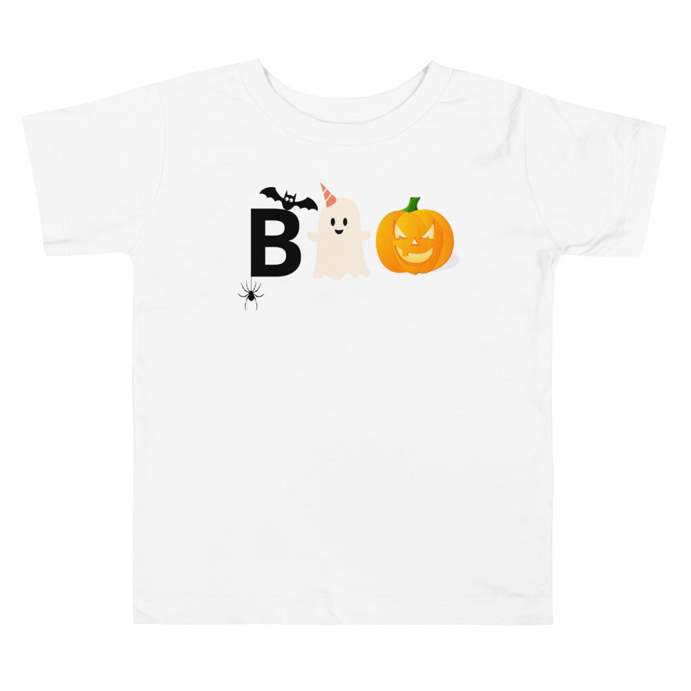 BOO.           Halloween shirt toddler. Trick or treat shirt for toddlers. Spooky season. Fall shirt kids.