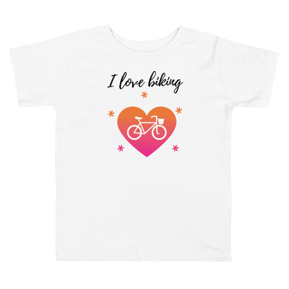 I love biking | Toddler bike tshirt | Bicycle toddler tshirt  | Bike tshirt kid  | Toddler tee | Bicycle gifts  | Bicycle tee  | tshirt | Toddler gift | Toddler gifts kids gifts