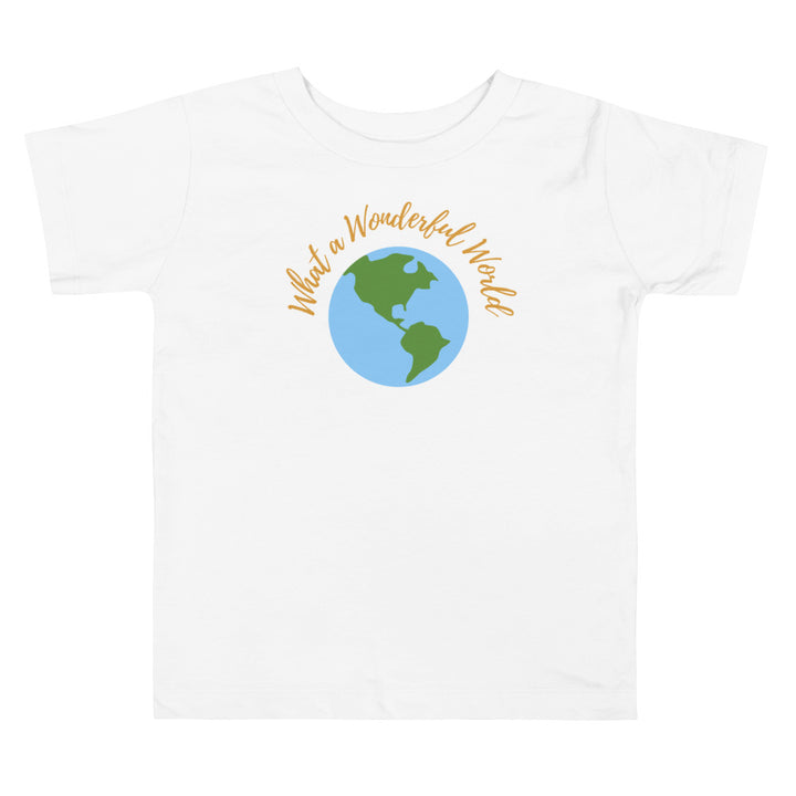 What a Wonderful World. Short sleeve t shirt for toddler and kids. - TeesForToddlersandKids -  t-shirt - jazz - what-a-wonderful-world-short-sleeve-t-shirt-for-toddler-and-kids-the-jazz-series