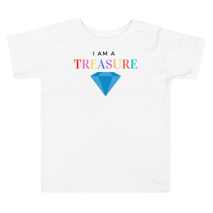 I am a treasure II. Short sleeve t shirt for toddler and kids. - TeesForToddlersandKids -  t-shirt - positive - i-am-a-treasure-ii-short-sleeve-t-shirt-for-toddler-and-kids