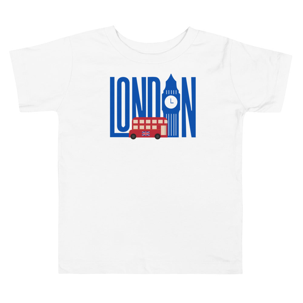 London. Short sleeve t shirt for toddler and kids. - TeesForToddlersandKids -  t-shirt - seasons, summer - london-short-sleeve-t-shirt-for-toddler-and-kids