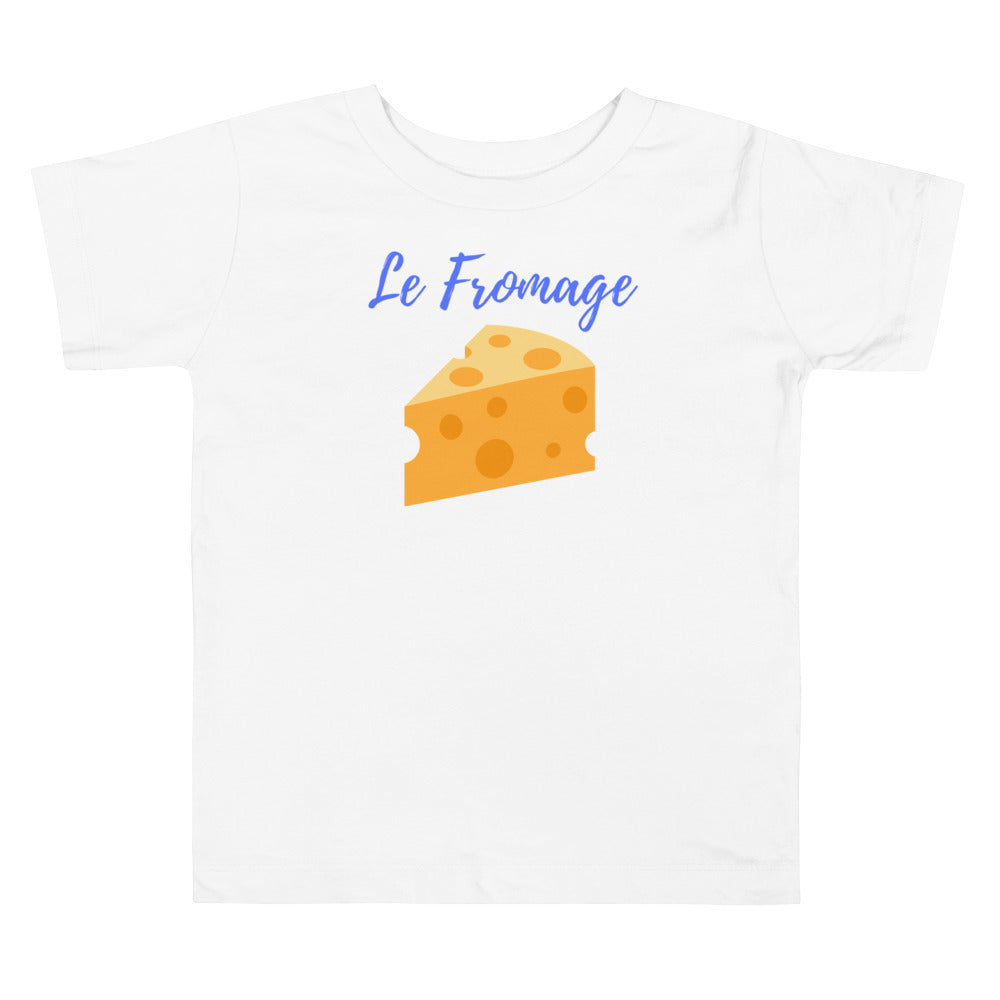 La Fromage. Short sleeve t-shirt for toddler and kids. - TeesForToddlersandKids -  t-shirt - seasons, summer - la-fromage-short-sleeve-t-shirt-for-toddler-and-kids