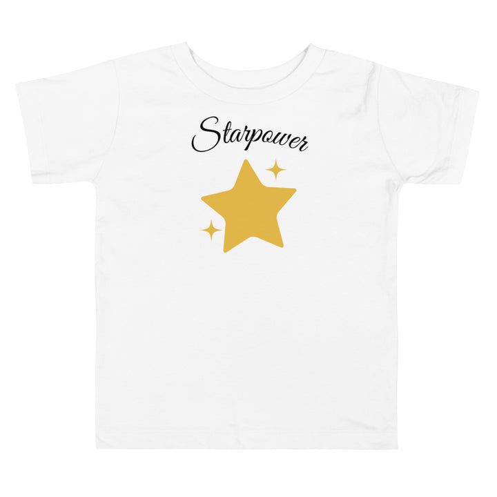 Starpower. Short sleeve t shirt for toddler and kids. - TeesForToddlersandKids -  t-shirt - seasons, summer - starpower-short-sleeve-t-shirt-for-toddler-and-kids