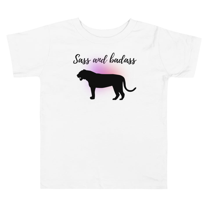Sass and badass II. Girl power t-shirts  for toddlers and kids.