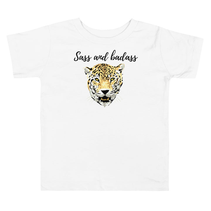 Sass and badass I. Girl power t-shirts for Toddlers and Kids.