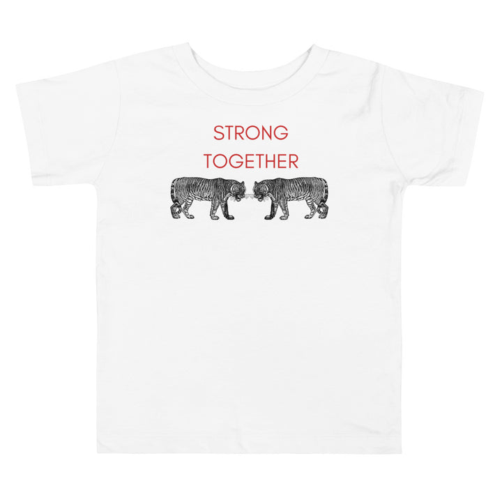 Strong together. Girl power t-shirts for Toddlers and Kids.