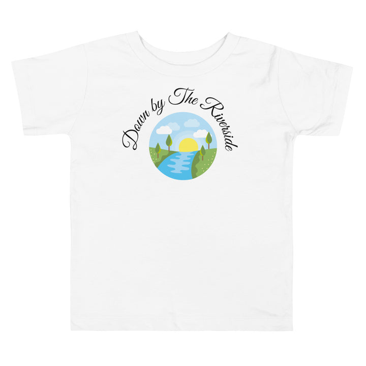 Down by The Riverside. Gospel song graphic t shirt for toddlers and kids.