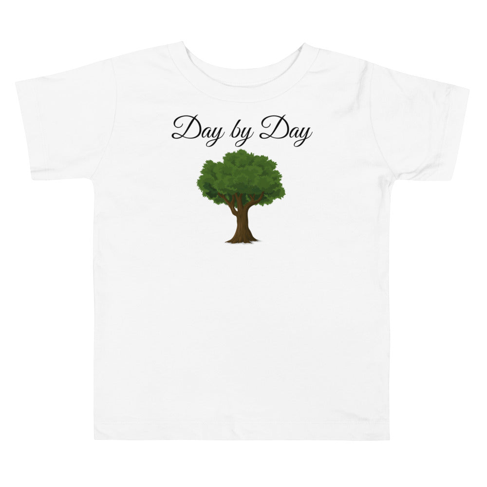 Day by day. Gospel song graphic t shirt for toddlers and kids.